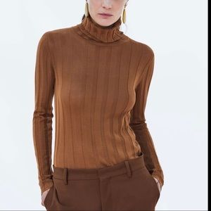 Zara Ribbed Turtleneck